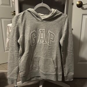 GAP Heather Gray Logo Hoodie